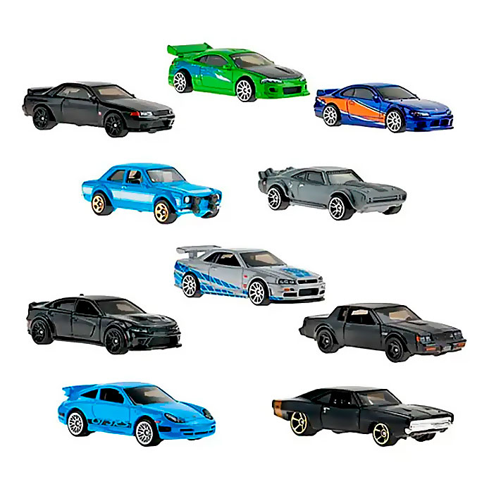 BOX PACK DE 10 FAST & FURIOUS - HOT WHEELS - Rápidos y Furiosos - ECLIPSE · imagen 4
