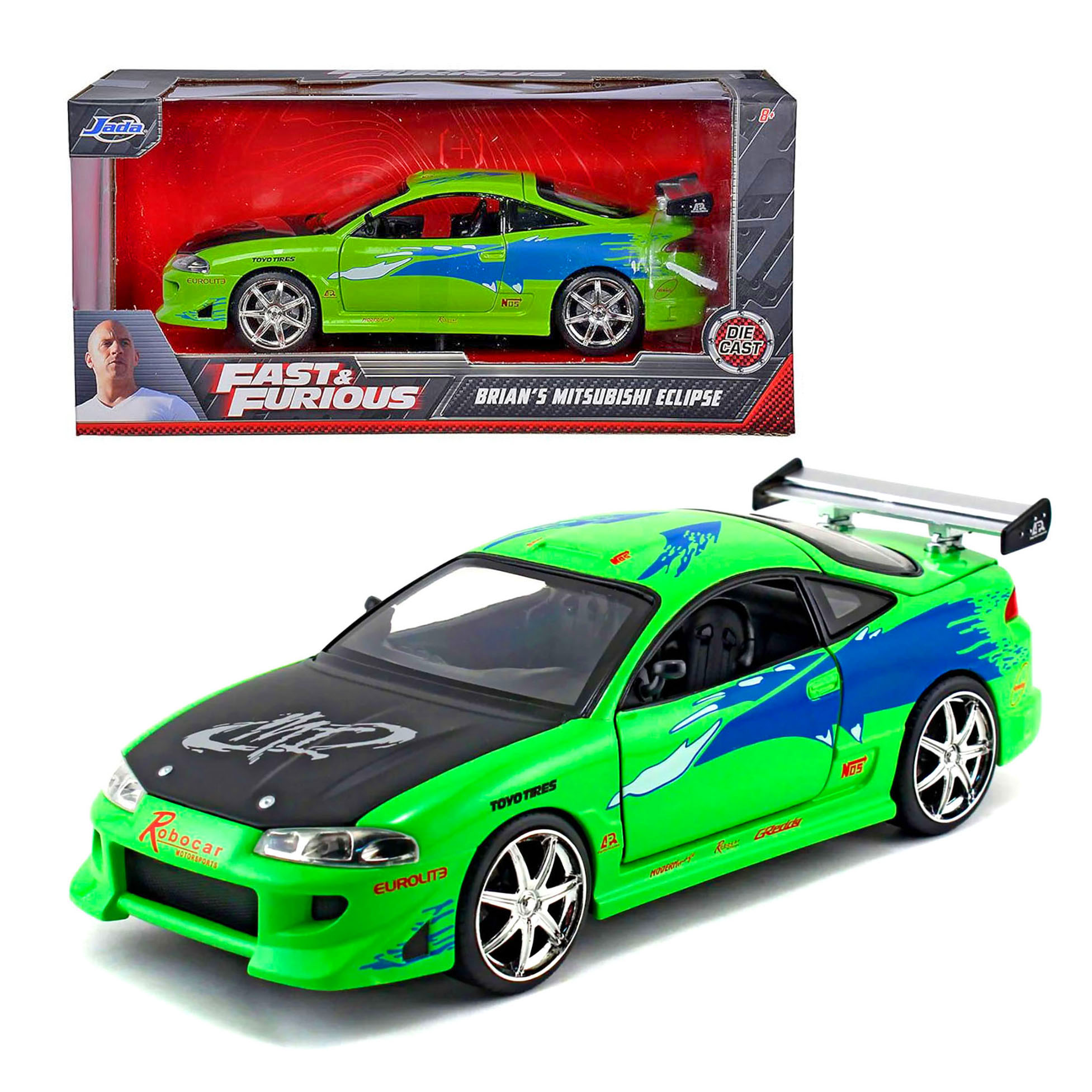 MITSUBISHI ECLIPSE 1995 - Brian O'Conner – Rápidos y Furiosos
