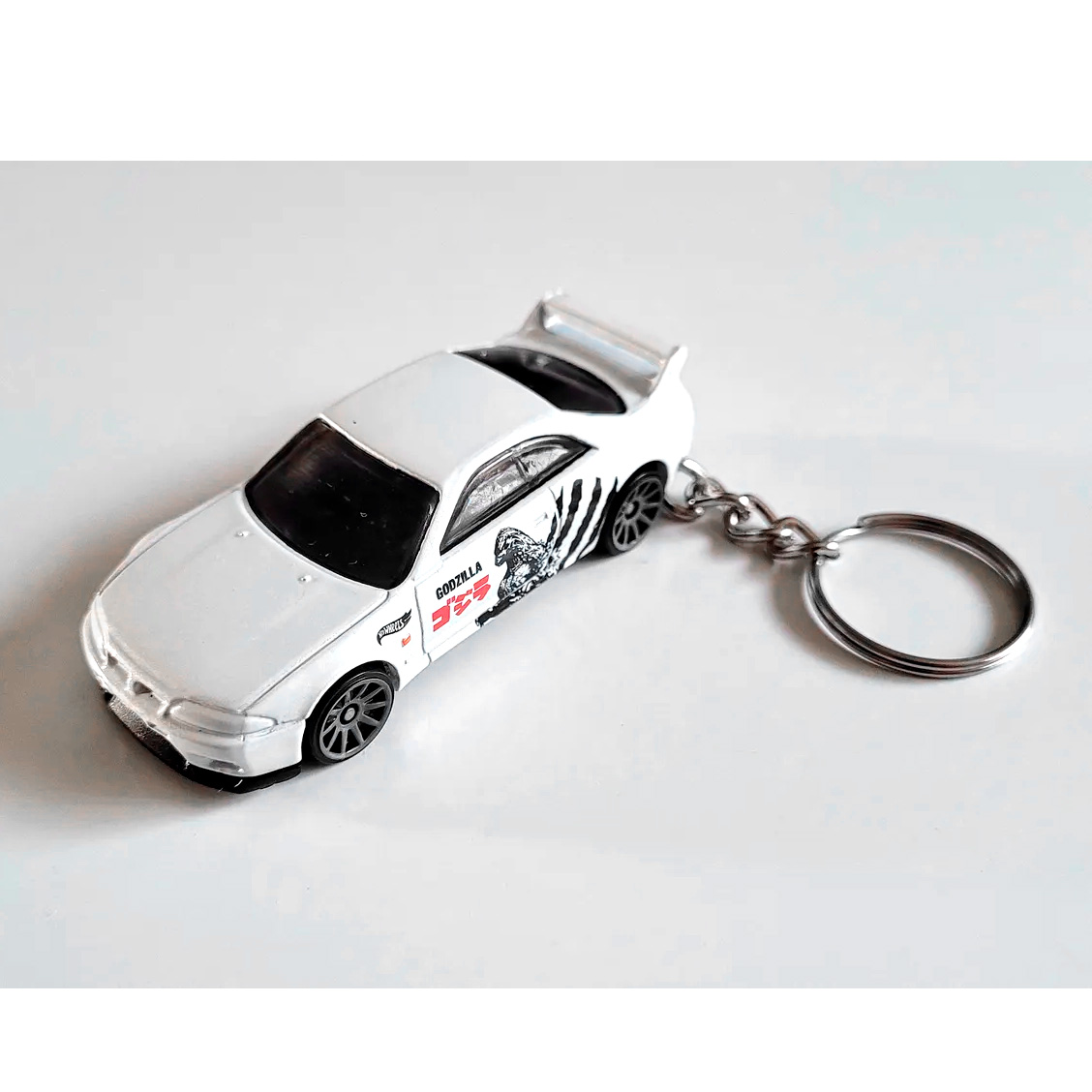 NISSAN SKYLINE GT-R R33 - WHITE - Llavero · imagen 2