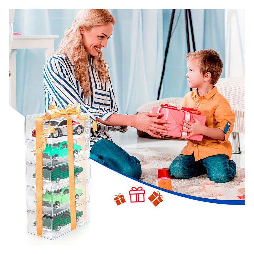 x10 Mica protectora - Case - Estuche Urna para Hot Wheels Premium - Maisto - Matchbox · imagen 4