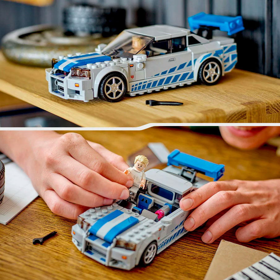NISSAN SKYLINE GT-R R34 (BNR34) 1999 – Brian O’Conner - Lego – Rápidos y Furiosos · imagen 5
