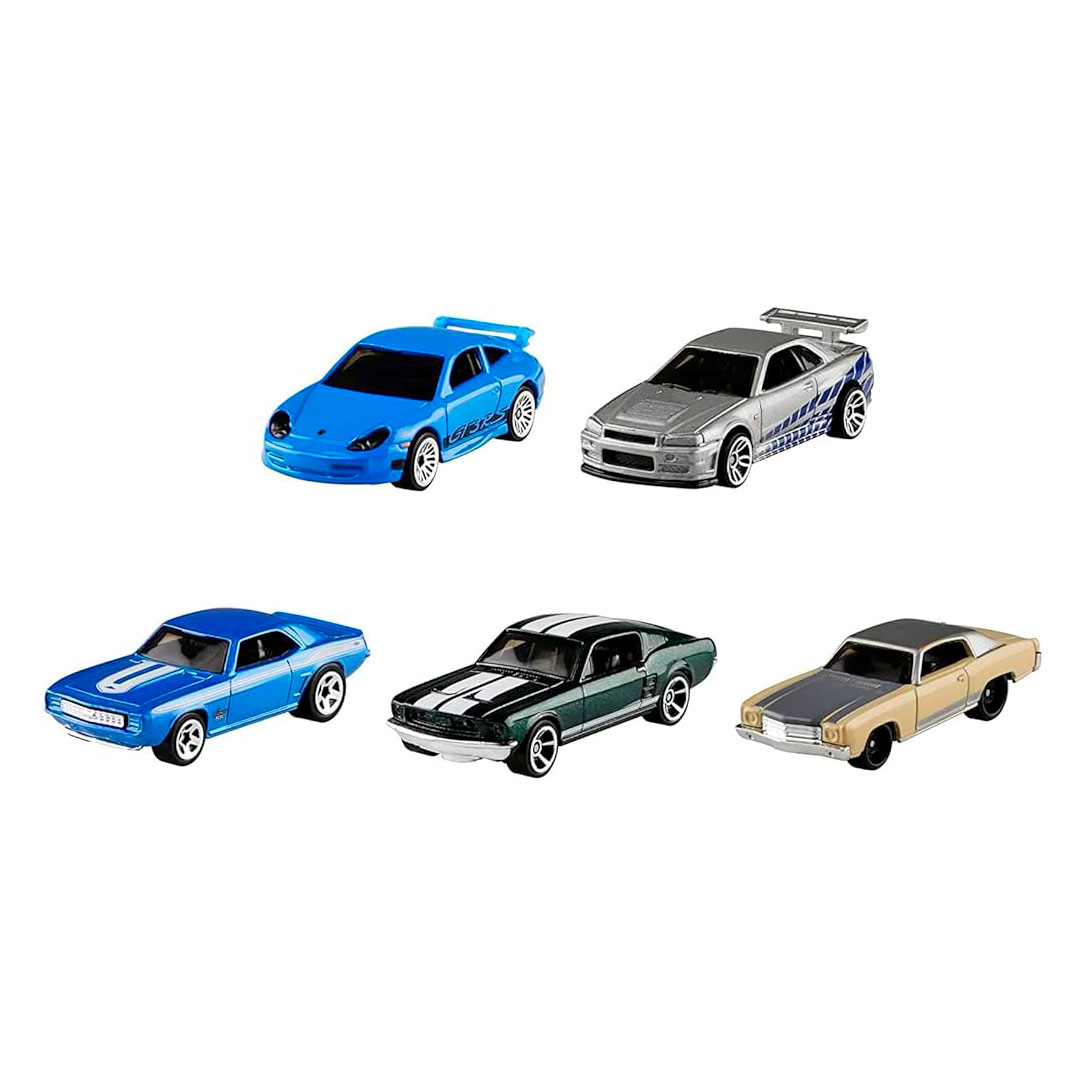 BLISTER PACK DE 5 AUTOS - FAST & FURIOUS - Rápidos y Furiosos GTR - R34 · imagen 2