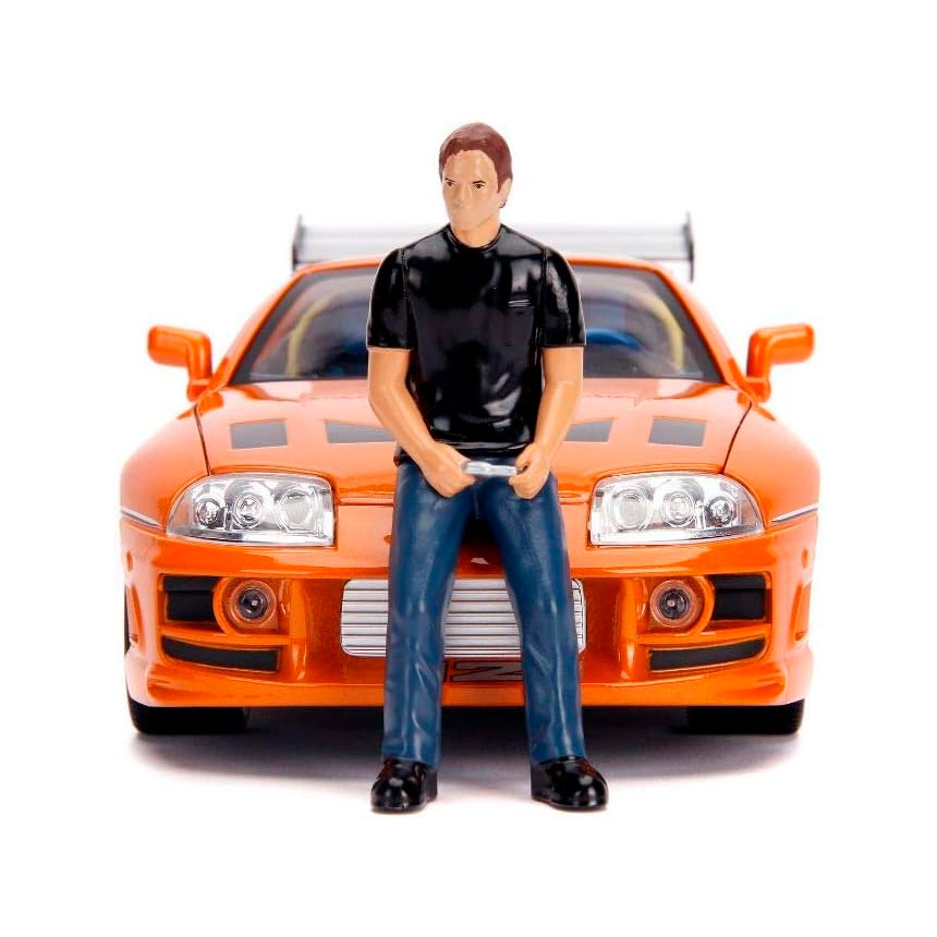 TOYOTA SUPRA MK4 + Brian O’Conner - Rápidos y Furiosos 1/18 · imagen 3