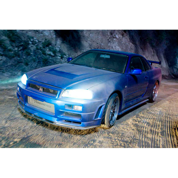 NISSAN SKYLINE R34 - HOT WHEELS PREMIUM - Brian - FAST AND FURIOUS – Rápidos y Furiosos · imagen 4